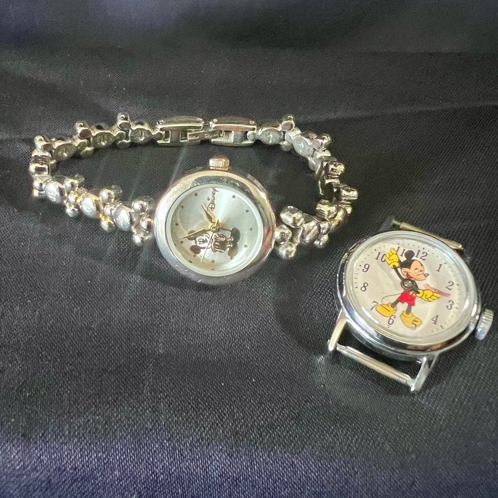 Price Drop- Lot Of 2 Vintage Mickey Mouse Watches